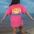 Back To School Groovy Smile Preschool Teachers Students Kids Women's Comfort Colors T-Shirt Back Print Crunchberry