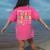 Battery Life Of Daycare Provider Childcare Teacher Women's Comfort Colors T-Shirt Back Print Crunchberry