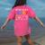 Battery Life Of A Teacher School Teacher Appreciation Women's Comfort Colors T-Shirt Back Print Crunchberry