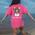 Birthday And Mother's Day -Boston Terrier Mom Women's Comfort Colors T-Shirt Back Print Crunchberry