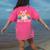 Boston Terrier Boston-Bulldog Women's Comfort Colors T-Shirt Back Print Crunchberry