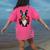 Boston Terrier Boxing Women's Comfort Colors T-Shirt Back Print Crunchberry