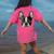 Boston Terrier Cute Puppy Face Dog Lover Pet Owner Women's Comfort Colors T-Shirt Back Print Crunchberry