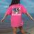 Boston Terrier Dad American Flag 4th Of July Dog Fathers Day Women's Comfort Colors T-Shirt Back Print Crunchberry