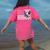 Boston Terrier Dog 4th Of July US American Flag Patriotic Women's Comfort Colors T-Shirt Back Print Crunchberry