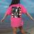 Boston Terrier Dog American Flag 4th Of July Patriotic Puppy Women's Comfort Colors T-Shirt Back Print Crunchberry