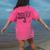 Boston Terrier Dog Bostie Mom Idea For Women Women's Comfort Colors T-Shirt Back Print Crunchberry
