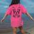 Boston Terrier Dog Bostie Nature Memorial Idea Men Women Women's Comfort Colors T-Shirt Back Print Crunchberry