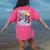 Boston Terrier Dog Christmas Snowman Winter Snow Women's Comfort Colors T-Shirt Back Print Crunchberry