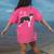 Boston Terrier Dog Mom Woman Women Women's Comfort Colors T-Shirt Back Print Crunchberry