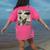 Boston Terrier Dog UFO Alien Extraterrestrial Selfie Women's Comfort Colors T-Shirt Back Print Crunchberry
