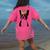 Boston Terrier Dog Wearing Crown For Men Women Girls Kids Women's Comfort Colors T-Shirt Back Print Crunchberry