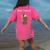 Boston Terrier Who Farted Women's Comfort Colors T-Shirt Back Print Crunchberry