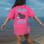 Boston Terrier This Girl Runs On Jesus And Boston Terriers Women's Comfort Colors T-Shirt Back Print Crunchberry