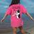 Boston Terrier Grandma Mother's Day Dog Mom Women's Comfort Colors T-Shirt Back Print Crunchberry
