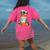 Boston Terrier Happy Pills T-Shirt Women's Comfort Colors T-Shirt Back Print Crunchberry