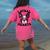 Boston Terrier Heart Glasses Girls Bostie Valentines Day Women's Comfort Colors T-Shirt Back Print Crunchberry