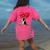 Boston Terrier Lover Heart Shape Boston Terrier Valentine Women's Comfort Colors T-Shirt Back Print Crunchberry