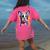 Boston Terrier Lover Pop Art Color Boston Terrier Dog For Men Women Girls Kids Women's Comfort Colors T-Shirt Back Print Crunchberry