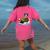 Boston Terrier Merry Christmas Tree Lights Dog X-Mas Dogs Women's Comfort Colors T-Shirt Back Print Crunchberry