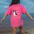 Boston Terrier Mom American Gentleman Dog Lover Mother's Day Women's Comfort Colors T-Shirt Back Print Crunchberry