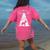 Boston Terrier Mom Dad Dog Alien UFO Women's Comfort Colors T-Shirt Back Print Crunchberry