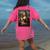 Boston Terrier Mona Lisa Painting Art Dog Mom Dad For Men Women Kids Women's Comfort Colors T-Shirt Back Print Crunchberry