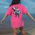 Boston Terrier Riding T-Rex Dinosaur Dog Lover Women's Comfort Colors T-Shirt Back Print Crunchberry