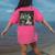 Boston Terrier Selfie With Ghosts Halloween Dog Lover Women's Comfort Colors T-Shirt Back Print Crunchberry
