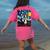 Boston Terrier Starry Night Van Gogh Art Women's Comfort Colors T-Shirt Back Print Crunchberry