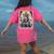 Boston Terrier Tarot Card Dog Women's Comfort Colors T-Shirt Back Print Crunchberry