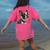 Boston Terrier Is My Valentine Cute Pet Dog Owner Valentine Women's Comfort Colors T-Shirt Back Print Crunchberry