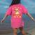 You Can't Scare Me I Teach 5th Grade Teacher Halloween Ghost Women's Comfort Colors T-Shirt Back Print Crunchberry