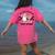 You Cant Scare Me I Teach First Grade Teacher Halloween Women's Comfort Colors T-Shirt Back Print Crunchberry