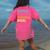Capital Letters And Periods Bruh Teacher Bruh Teache Women's Comfort Colors T-Shirt Back Print Crunchberry