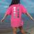 Cat Themed Artist Value Scale Educational Art Teacher Women's Comfort Colors T-Shirt Back Print Crunchberry