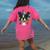 Celebration Event Birthday Party Boston Terrier Women's Comfort Colors T-Shirt Back Print Crunchberry