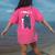 Chemistry Chemist Student Science Teacher Mole Women's Comfort Colors T-Shirt Back Print Crunchberry