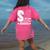 Christian Teacher S Is For Sunday School Essentials Women's Comfort Colors T-Shirt Back Print Crunchberry
