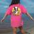 Cute Boston Terrier Spring Flower Garden Colorful Puppy Dog Women's Comfort Colors T-Shirt Back Print Crunchberry
