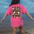 Cute Ghost Book Reading Books Lover Spooky Teacher Halloween Women's Comfort Colors T-Shirt Back Print Crunchberry