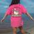 Cute Goose It's A Beautiful Day To Teach 1st Grade Teacher Women's Comfort Colors T-Shirt Back Print Crunchberry