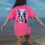 Dog Pink Boston Terrier Women's Comfort Colors T-Shirt Back Print Crunchberry