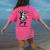 Dog Playing Guitar Singing Boston Terrier For Men Women Girls Kids Women's Comfort Colors T-Shirt Back Print Crunchberry