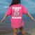 Donut Stop Reading Kawaii Teacher Preschool Kindergarten Women's Comfort Colors T-Shirt Back Print Crunchberry