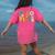 English Teacher Ela Vibes Teacher Kids First Day Of School Women's Comfort Colors T-Shirt Back Print Crunchberry