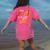 Lets Fall In Love With PE Teacher Thanksgiving Women's Comfort Colors T-Shirt Back Print Crunchberry