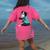 Father's Day Gift Dog Dad Boston Terrier i Love Dad Tattoo Women's Comfort Colors T-Shirt Back Print Crunchberry