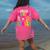 Feliz Primer Dia De Clases Kids Girl Teacher Spanish School Women's Comfort Colors T-Shirt Back Print Crunchberry