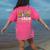 Field Zoo Trip Teacher First Grade Crew Back To School Women's Comfort Colors T-Shirt Back Print Crunchberry
